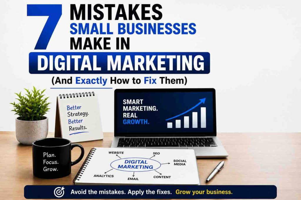7 Mistakes made in Digital Marketing