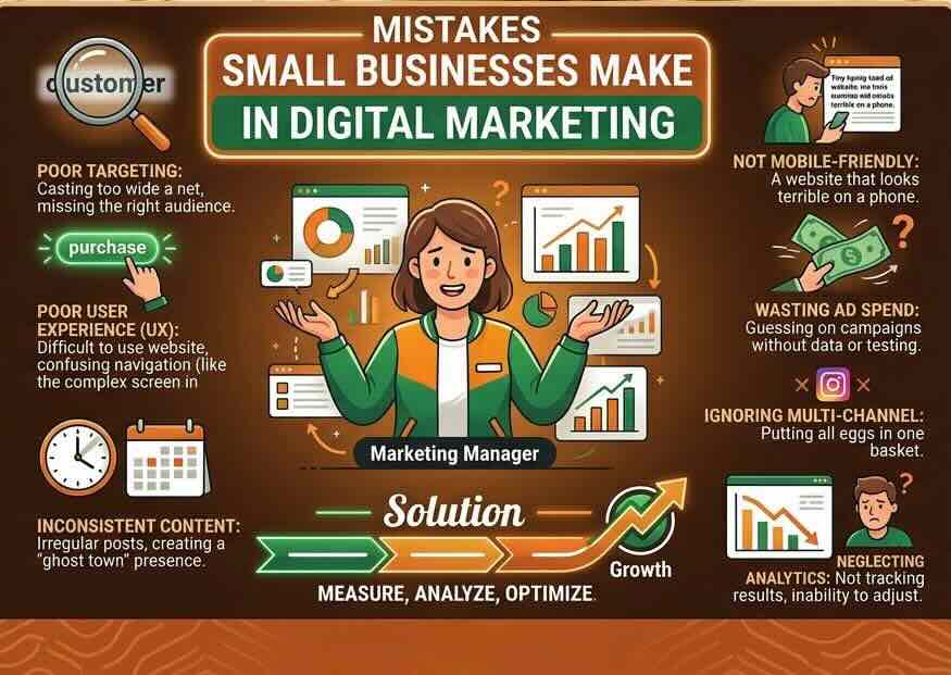 Mistakes made in Digital Marketing